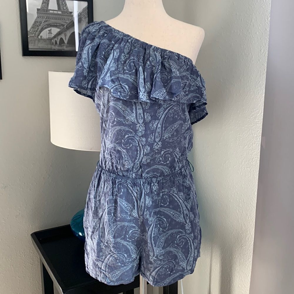 Mimi Chica one shoulder romper sz medium